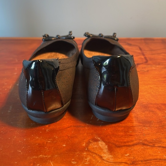 Black/bronze Women's Flats Clark’s size 5 - Picture 3 of 8